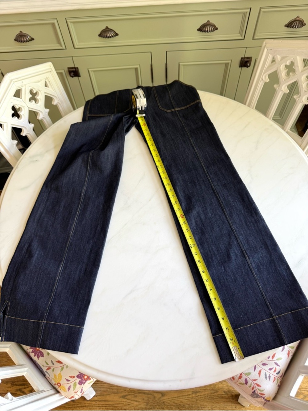 Cinq a Sept Long Benji Jeans Sz 6 - Picture 6 of 12